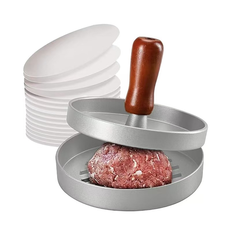 Aluminum Non-Stick Burger Press