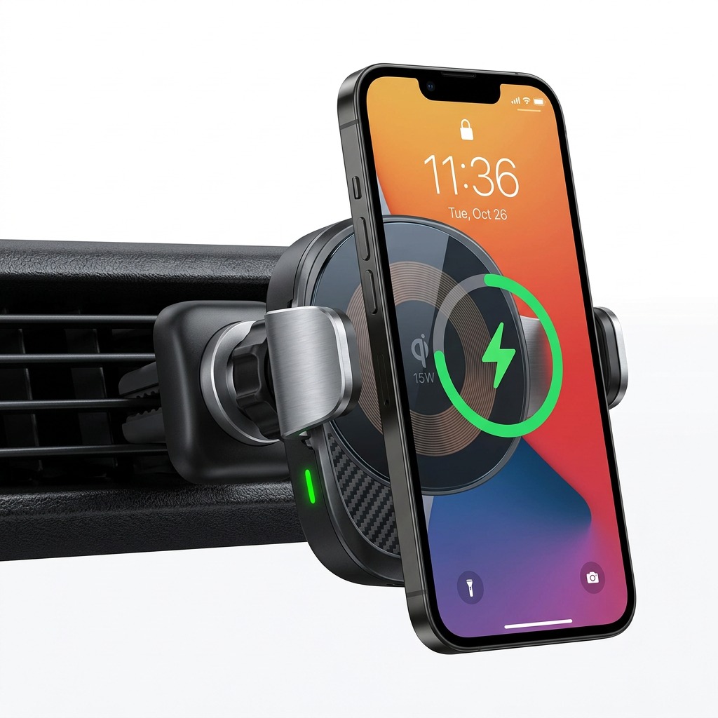 Wireless Car Charger Mount (15W)