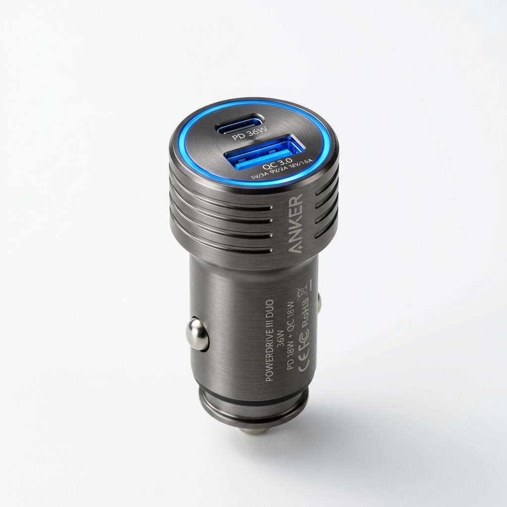 Dual USB Car Charger (PD 36W)