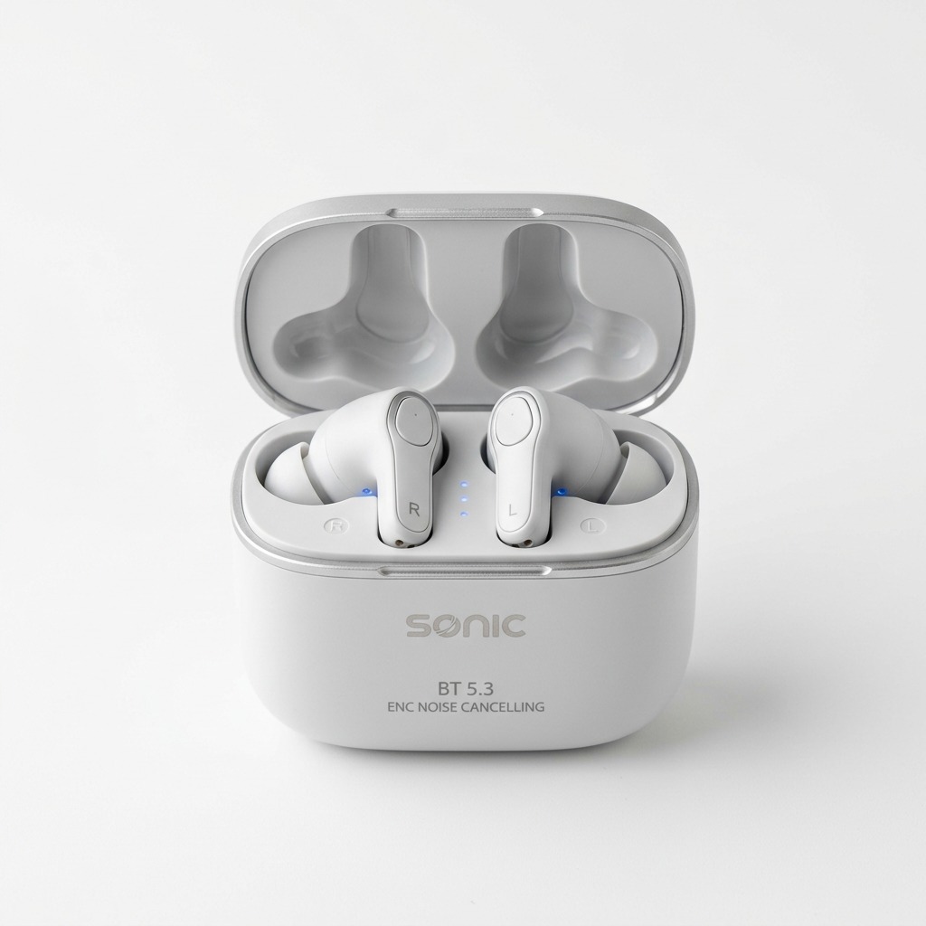 True Wireless Earbuds (BT 5.3, ENC)